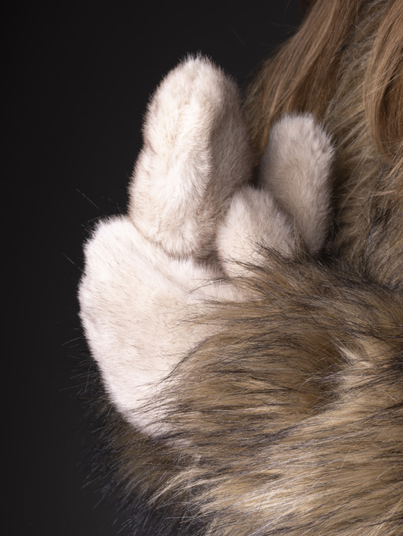 Варежки женские Baggins иск.мех бежевые Варежки женские Baggins иск.мех бежевые