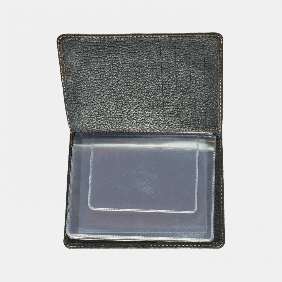 Бумажник водителя ОВД-227-1510/1520 "Консул" чёрная