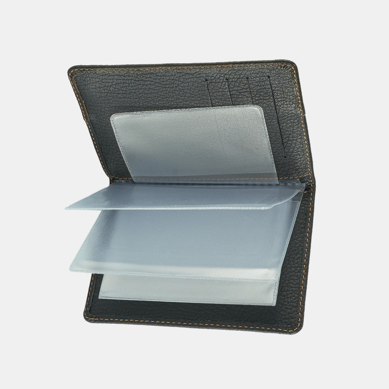 Бумажник водителя ОВД-227-1510/1520 "Консул" чёрная