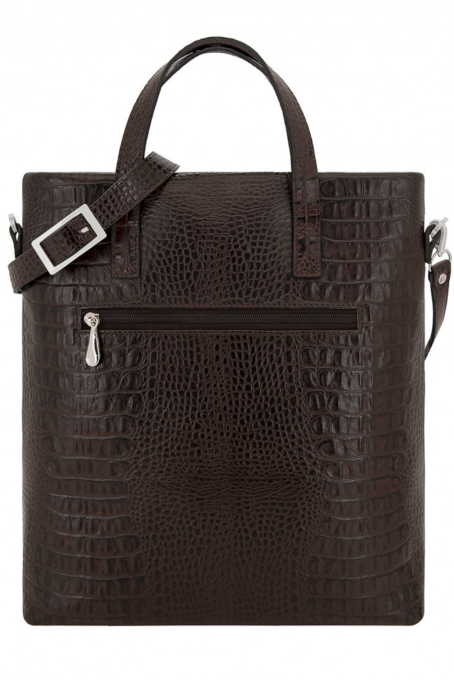 Сумка женская Protege, ДС-220-208 Город №23 тёмно-коричневая рептилия Сумка женская Protege, ДС-220-208 Город №23 тёмно-коричневая рептилия