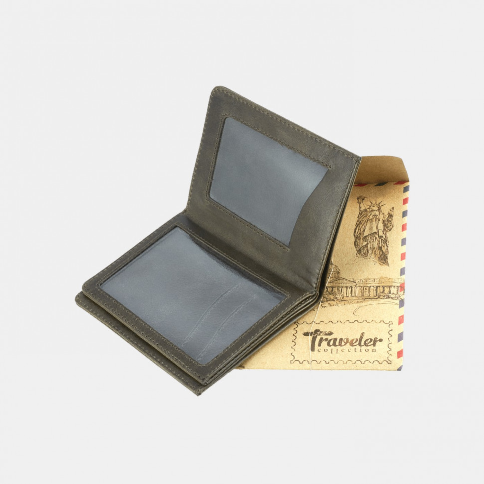 Бумажник водителя ОВД-228-1921 "Traveler" шоколад