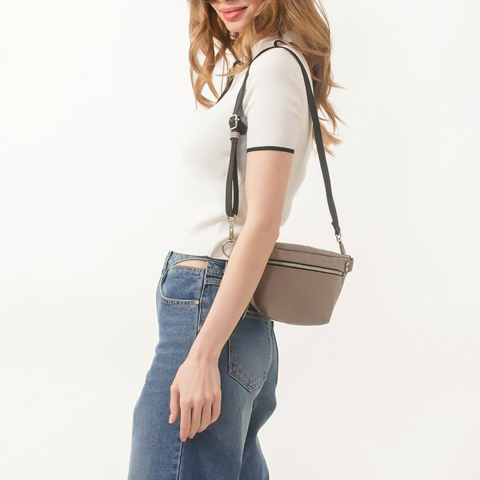 Сумка на пояс Richet 2476VNM тауп