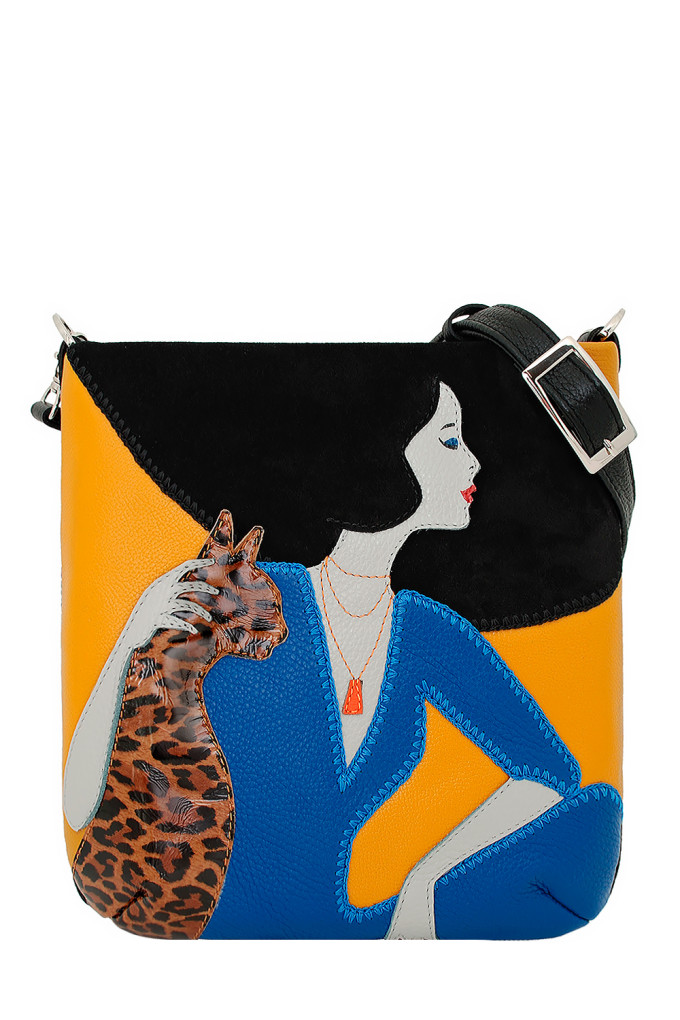 Сумка женская Protege, ДС-392-243 Леди №5 чёрно-жёлтая Сумка женская Protege, ДС-392-243 Леди №5 чёрно-жёлтая