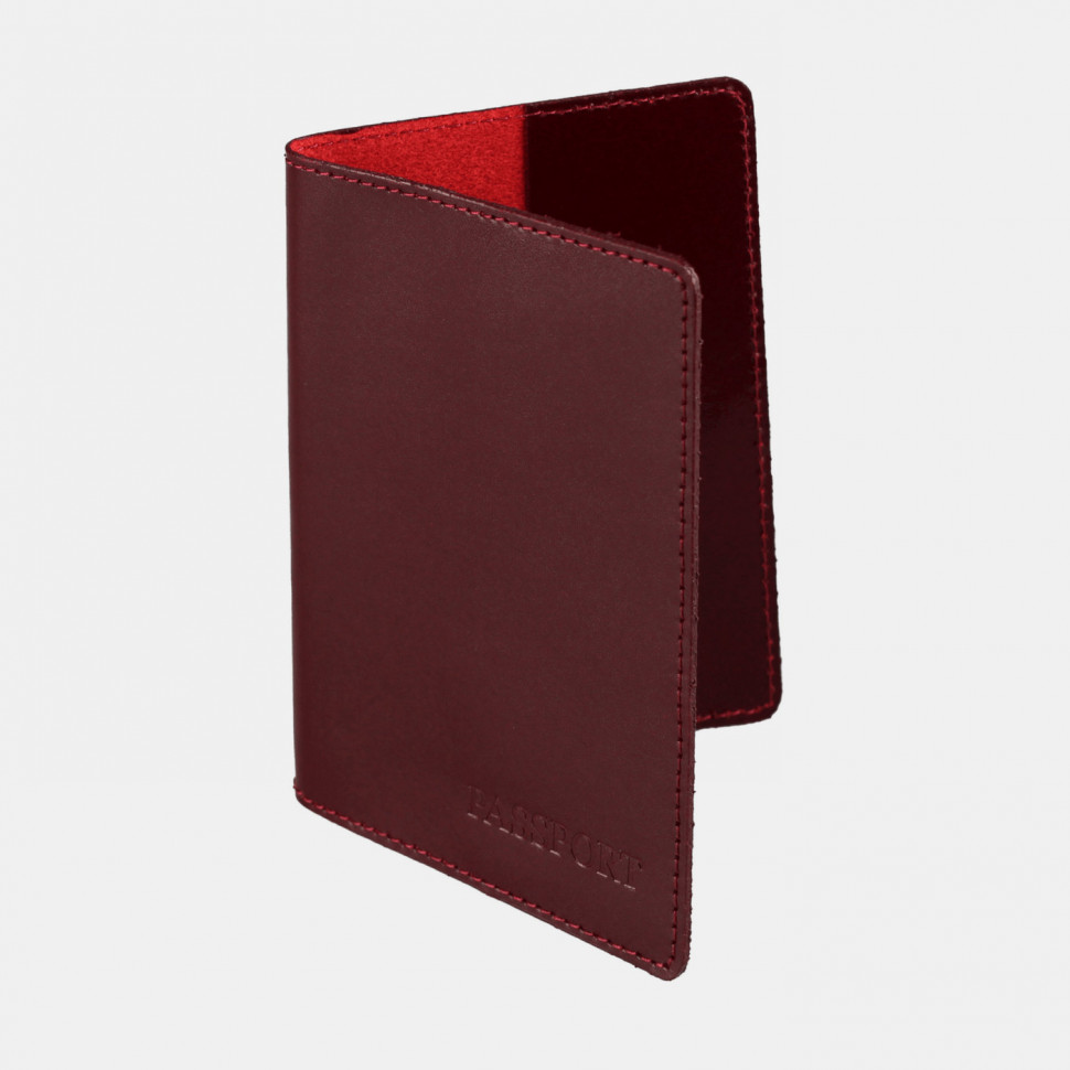 Обложка для паспорта Rossi ОП-101-2130 красная