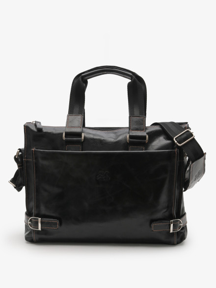 Портфель мужской кожа Maxsimo Tarnavsky 1015 чёрный пулл-ап Портфель мужской кожа Maxsimo Tarnavsky 1015 чёрный пулл-ап