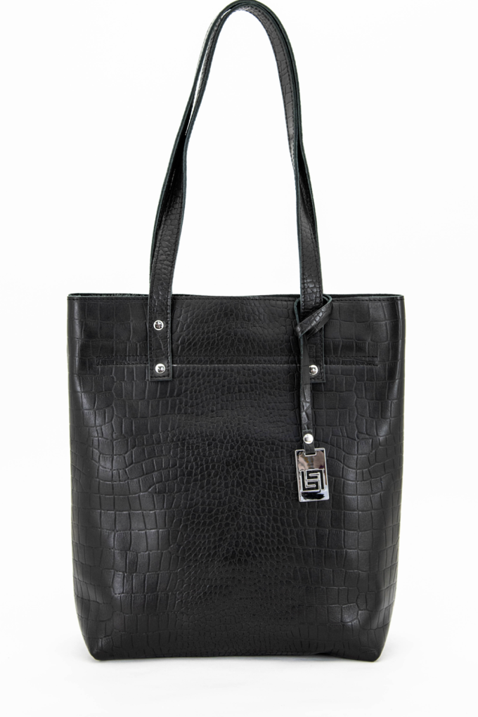 Сумка Protege Ц-246 черный рептилия