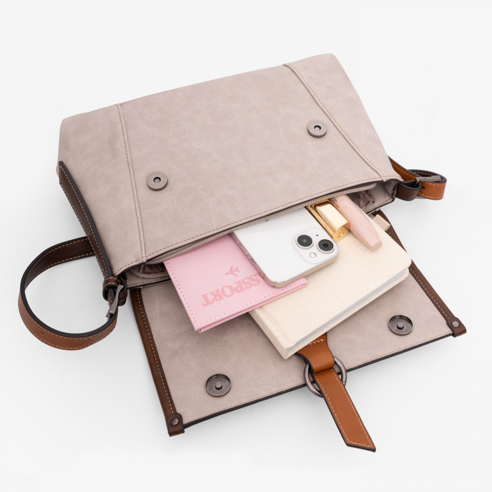 Сумка Flame Dance 1673 white-grey