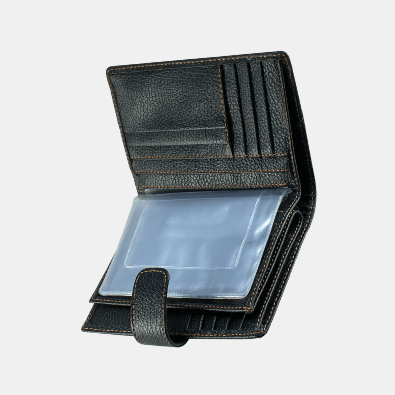 Портмоне мужское ПМ-427-1510/1520 "Консул"3в1 чёрное Портмоне мужское ПМ-427-1510/1520 "Консул"3в1 чёрное