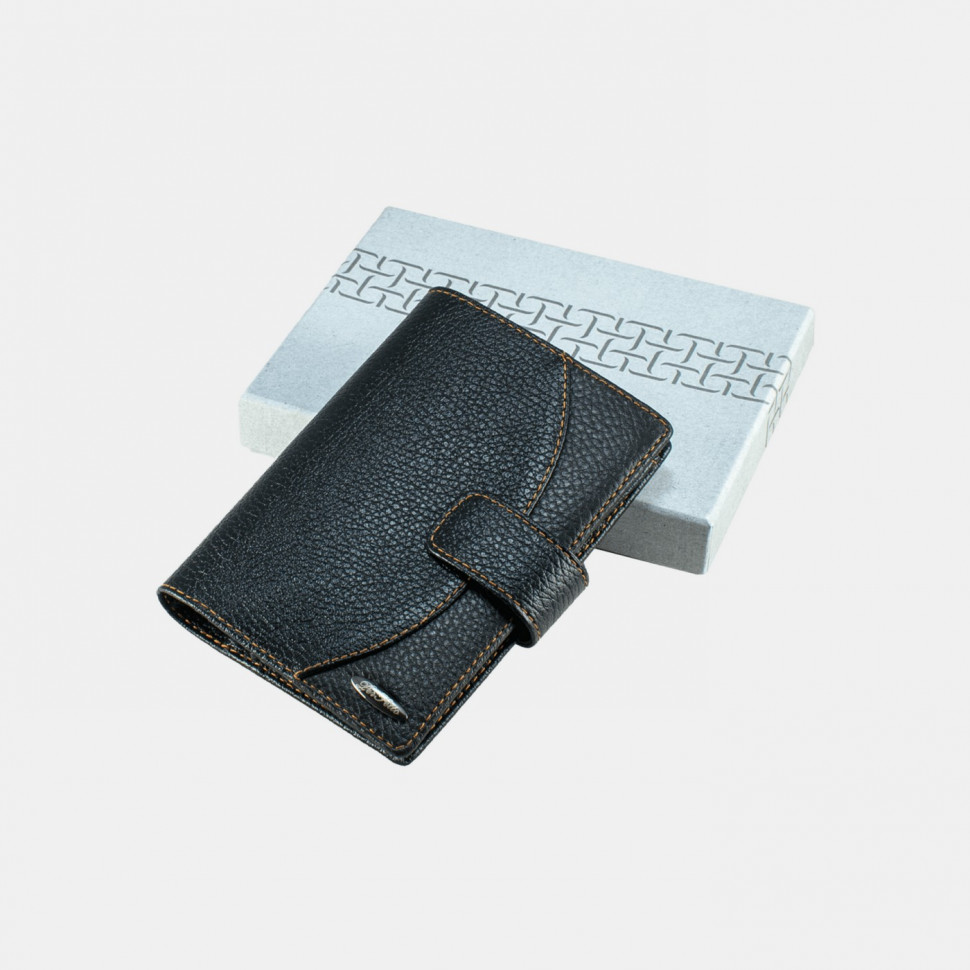 Портмоне мужское ПМ-427-1510/1520 "Консул"3в1 чёрное