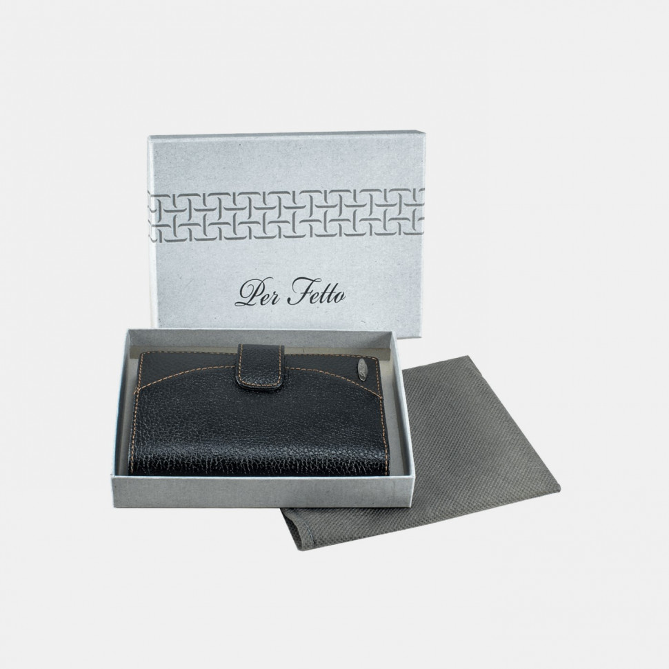 Портмоне мужское ПМ-427-1510/1520 "Консул"3в1 чёрное