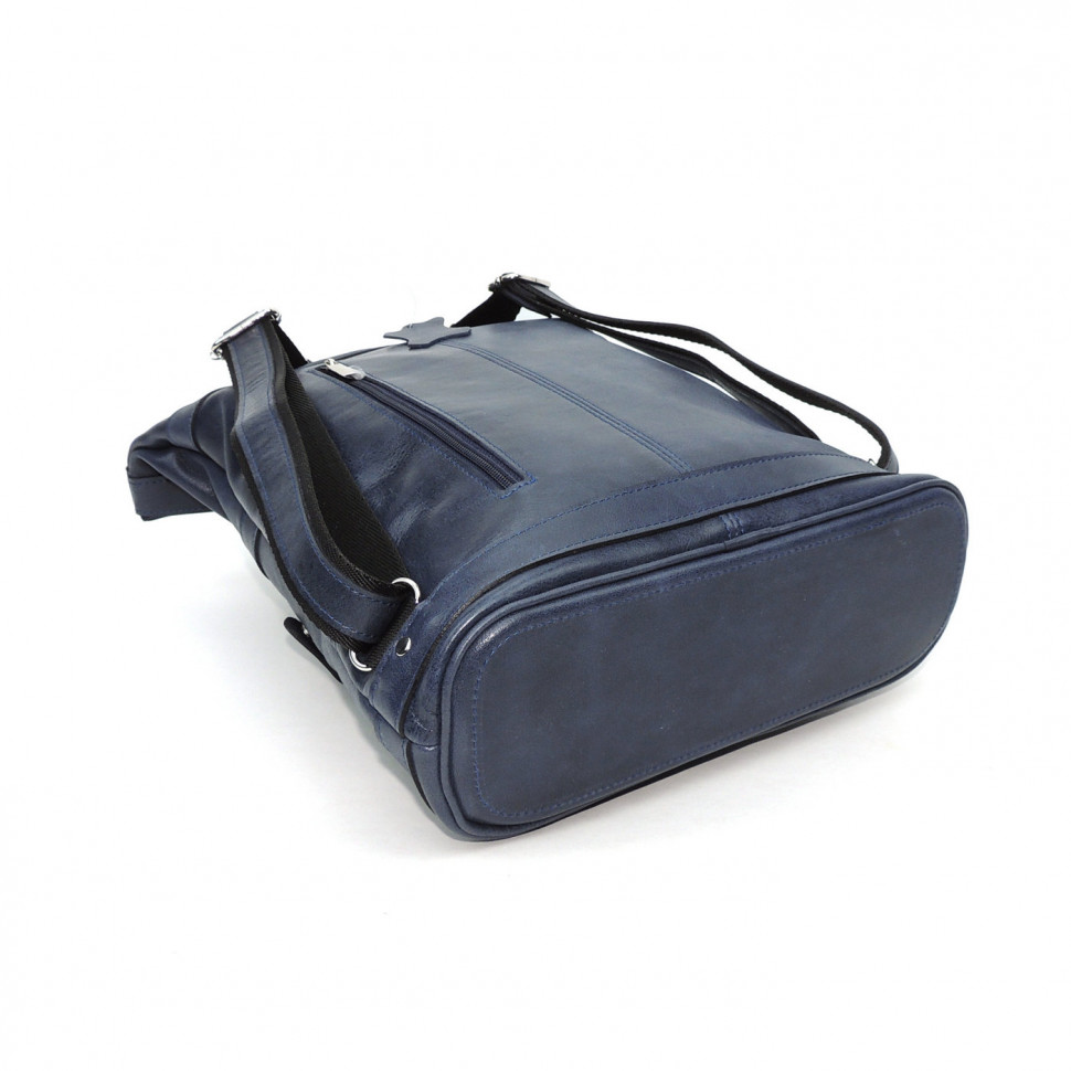 Кожаная сумка-рюкзак Natalia Kalinovskaya "Альто" синяя