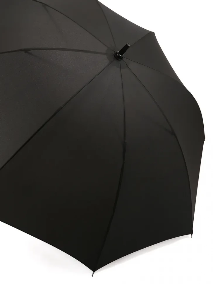Зонт-трость мужской Три Слона 2775, 8 спиц, ручка крюк кожа