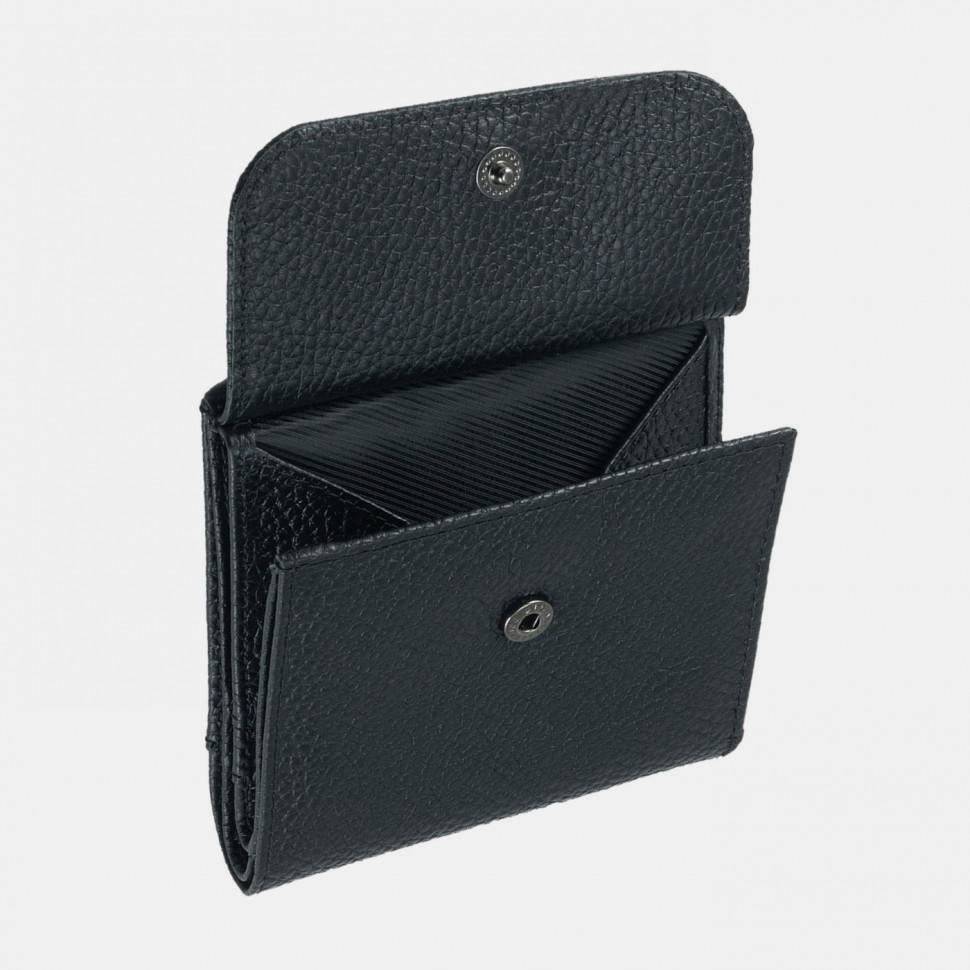 Портмоне женское PerFetto, Flori ПЖ-464-3210 чёрное