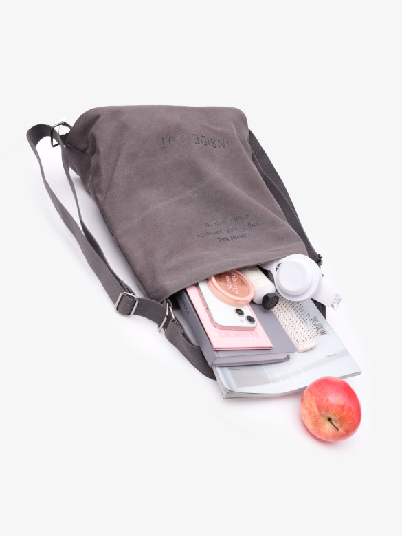 Сумка-рюкзак LanShaWan 761 серая Сумка-рюкзак LanShaWan 761 серая