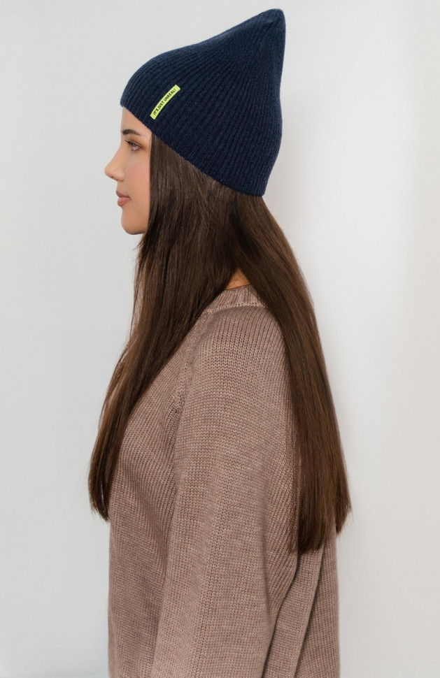 Женская шапка 12105 MARHATTER тёмно-синяя