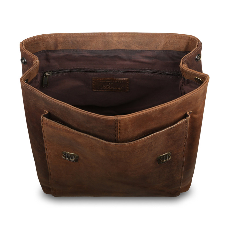 Рюкзак городской Ashwood Leather, Ryan Tan коричневый