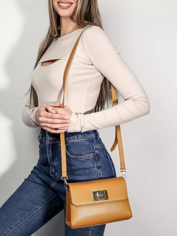 Сумка женская David Jones 6912 mustard