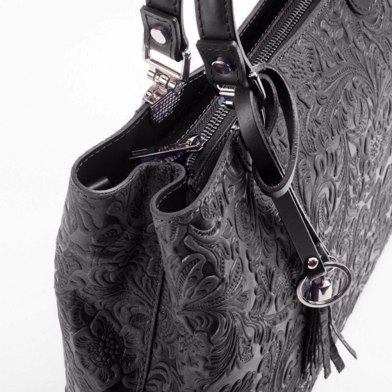 Сумка женская итальянская Roberta Firenze sissi 527 чёрная Сумка женская итальянская Roberta Firenze sissi 527 чёрная