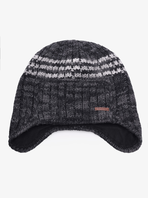 Ушанка 12859 MARHATTER антрацит (57-59) Ушанка 12859 MARHATTER антрацит (57-59)
