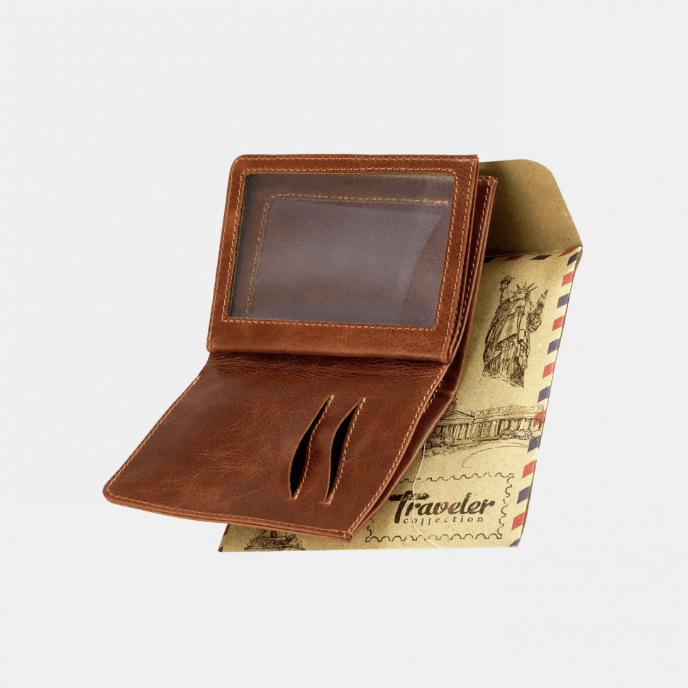 Бумажник водителя ОВД-228-1926 "Traveler" светло-коричневый