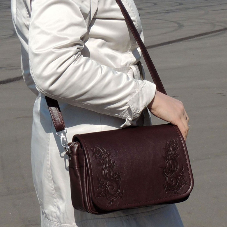 Сумка женская Natalia Kalinovskaya, "Стела" коричневая