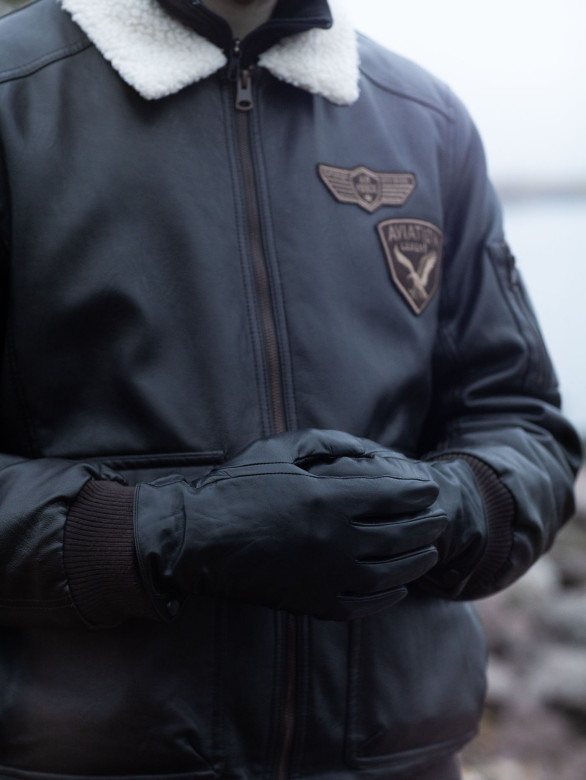 Перчатки мужские Baggins 201021 черные Перчатки мужские Baggins 201021 черные