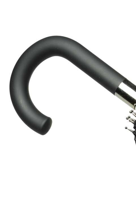 Зонт-трость мужской Universal 412, 10 спиц, чёрный