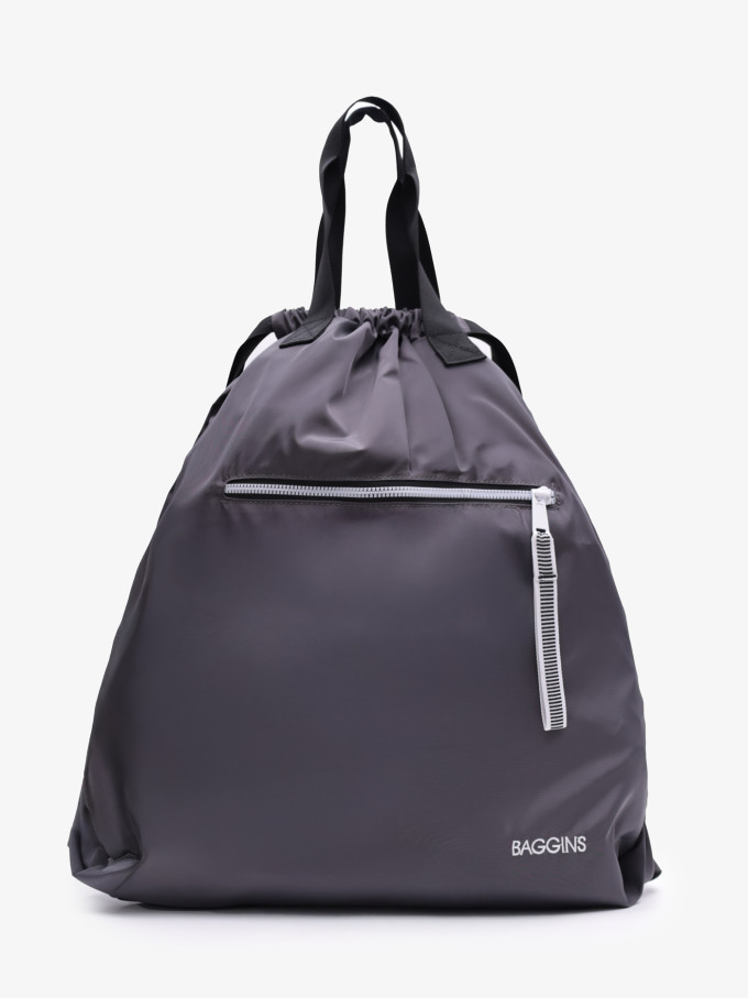 Сумка-мешок Б 9267 серая Сумка-мешок Б 9267 серая