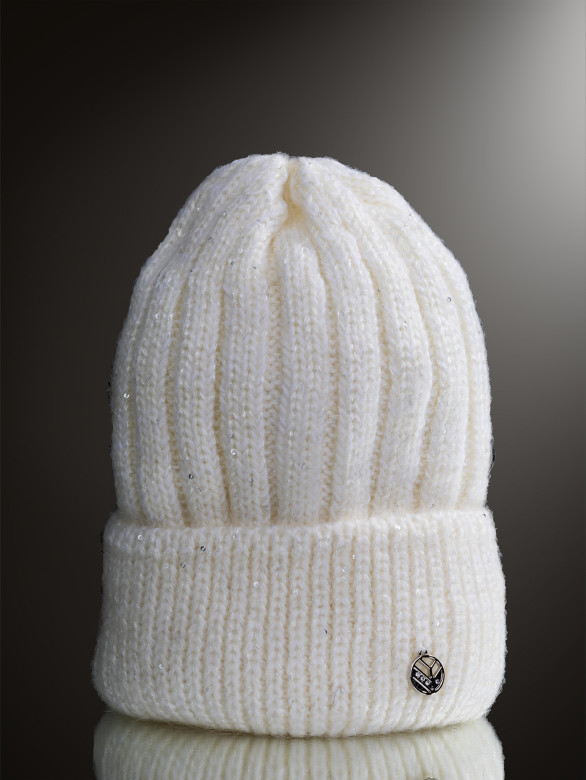 Шапка женская 12838/2 MARHATTER молочный (56-58)