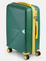 Чемодан L'Case, Lyon без расширения тёмно-зелёный