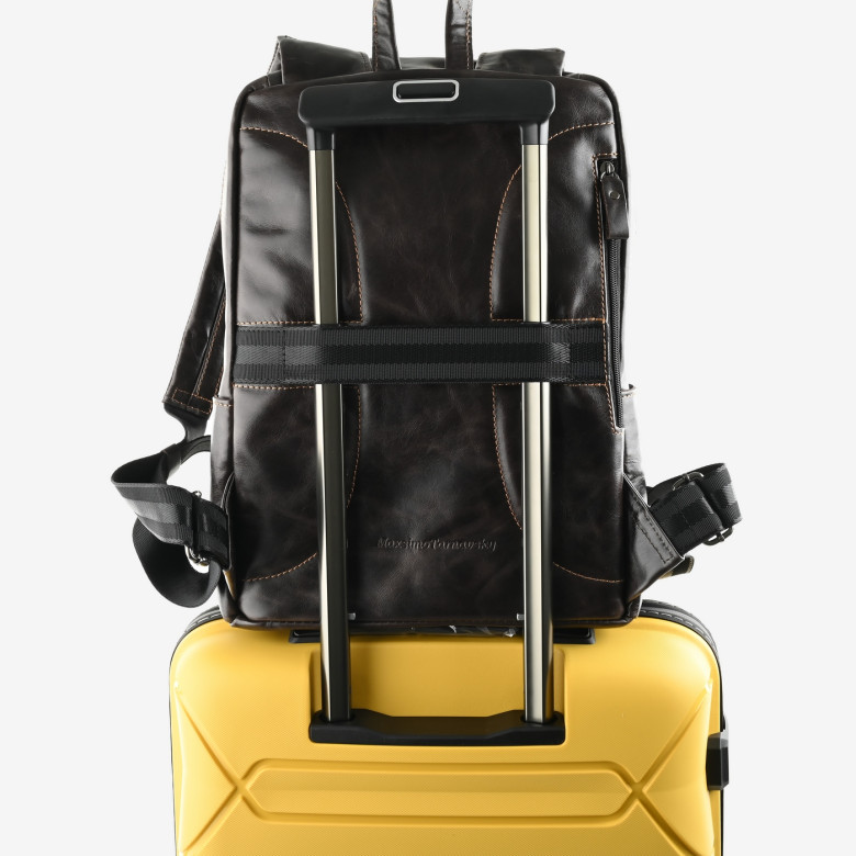 Мужской кожаный рюкзак Maxsimo Tarnavsky 1052 графит Мужской кожаный рюкзак Maxsimo Tarnavsky 1052 графит