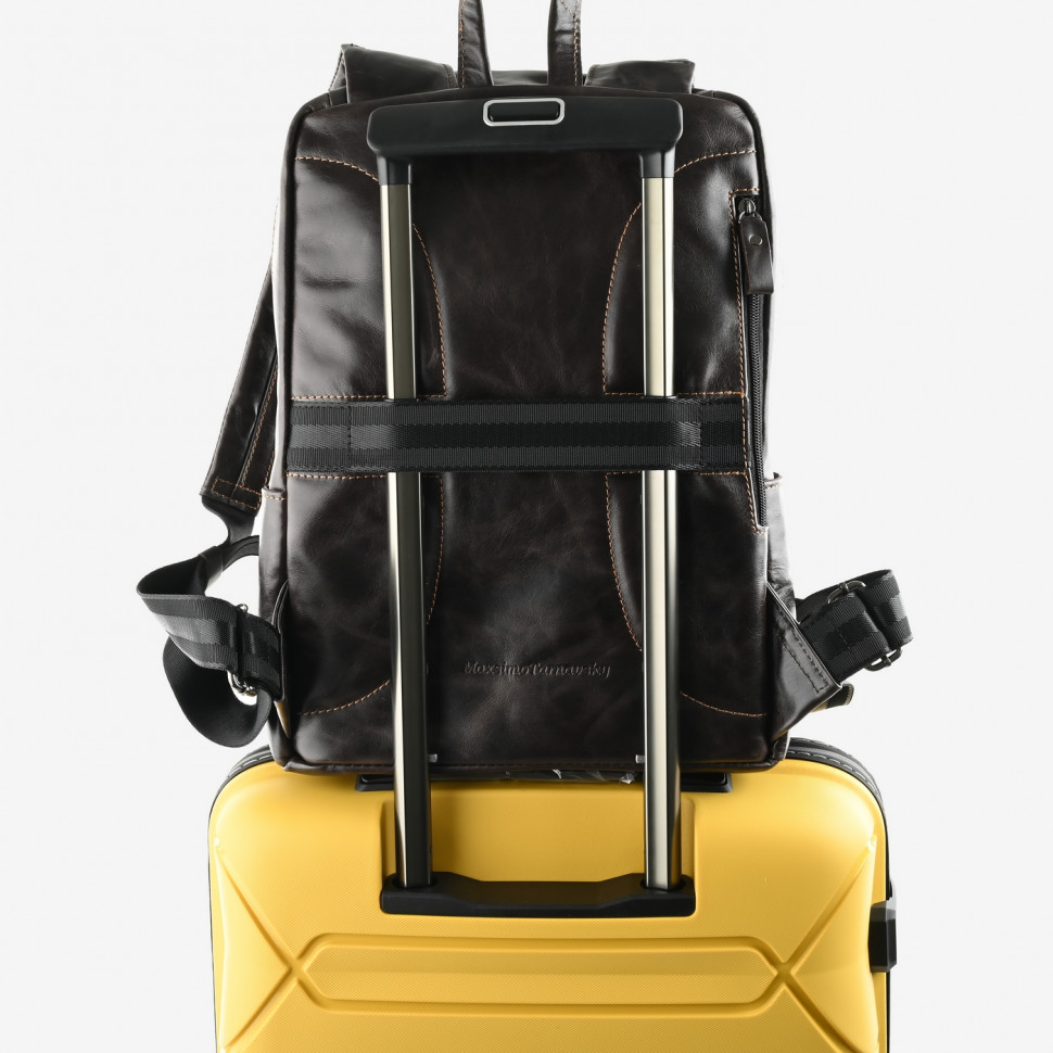 Мужской кожаный рюкзак Maxsimo Tarnavsky 1052 графит