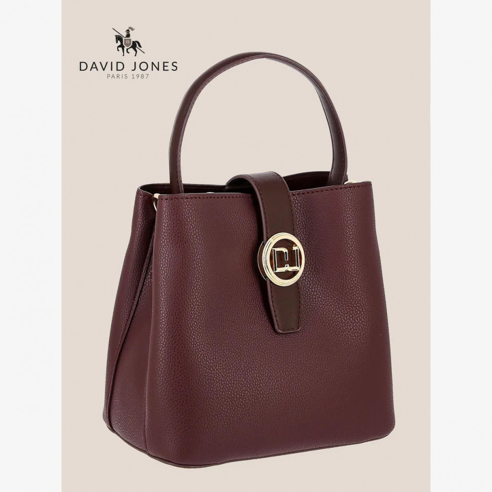 Сумка женская David Jones 7134 bordeaux