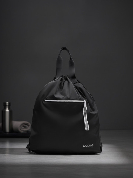 Сумка-мешок Б 9267 чёрная Сумка-мешок Б 9267 чёрная