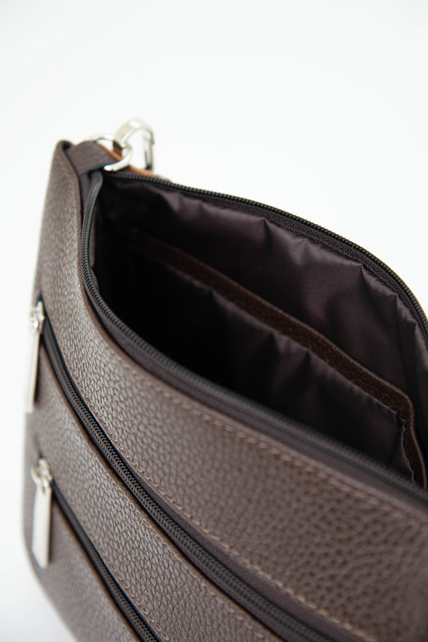 Сумка с аппликацией Protege, ДС-261-216 "Город №26"  мокко